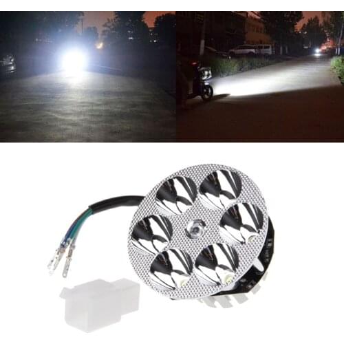 HNGCHOIGE DC12-85V Motorcycle LED Headlight Far Near Light Electric Car Built-in Spotlight