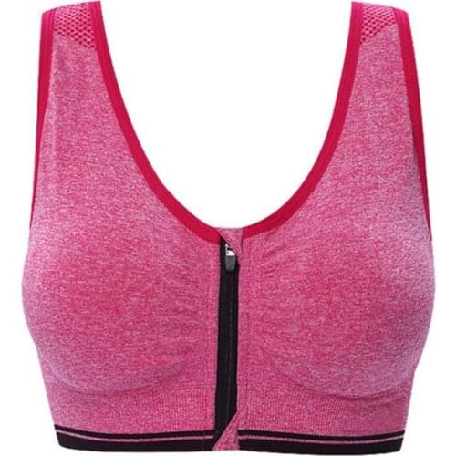 Hot Sale Quick dry Fitness Shockproof Sport Bra For Women Running Breathable Yoga bra Mesh Seamless Underwear Top Tank 8 Colour