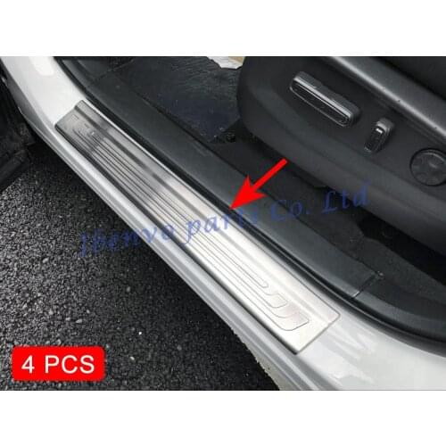 Matte Silver Car Door Styling Sill For Honda CRV CR-V 2017 2018 Stainless Steel Outside Scuff Plate Protector Guard Accessories