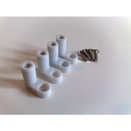 100 set PCB Mounting Feet plastics foot With Screw arcade Game Jamma board accessories cabinet parts for Coin operator machine