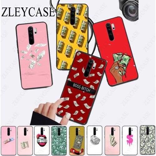 Cartoon Dollars money Bill Soft Phone Case for redmi note8pro note7 note5 note6pro 7A 8A 8 note9s note9pro Note 8T Mobile Cover