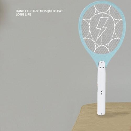2021 New Electric Handheld Bug Zapper Insect Fly Swatter Racket Portable Mosquitos Killer Pest Control For Bedroom Outdoor
