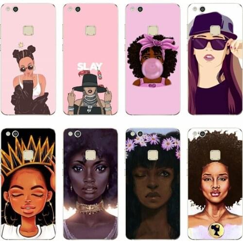 2bunz Melanin Poppin black girl New Arrival Fashion Phone Case For Huawei Mate 9 10 Por P9 P10 P20 Plus P9 P10 P20 Lite Mate 10