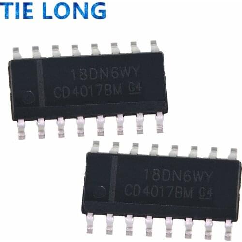 10PCS CD4017BM SOP16 CD4017B CD4017 4017 SOP-16 SMD New and Original IC Chipset