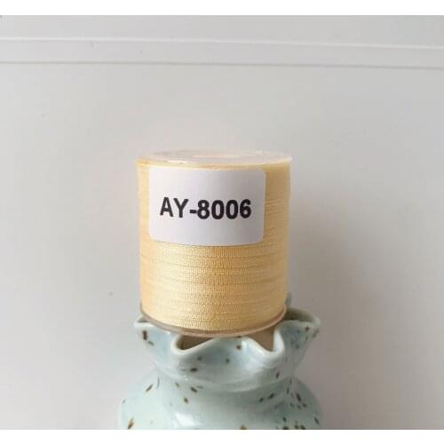 AY-8006 A Roll Wholesale 2mm-36mm 100% Pure Silk Embroidery Ribbons Handcraft Supply Double Faced Thin Taffeta Silk Ribbon