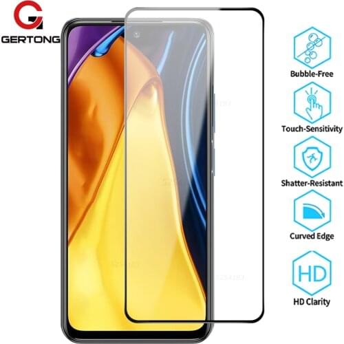 Full Screen Protector on For Xiaomi poco x3 pro nfc m3 pro Tempered Glass For Xiaomi mi 11 Lite 4G 5G mi11 lite Protective Glass