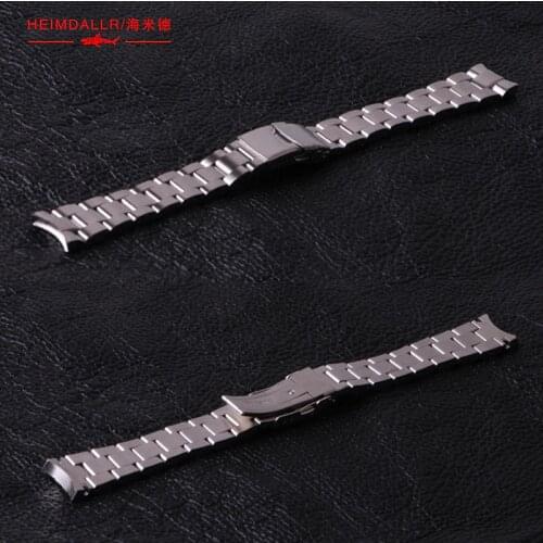 Heimdallr Strap Solid 316L Stainless Steel 20MM Width Watch Band Deployment Buckle Suitable For Heimdallr SUB Watch