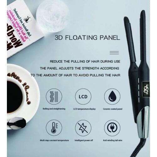 Hair Curlers Iron Dryer Brush Corrugation Hairs Curling Straightener Iron Ceramic Professional Electric Styling Tools