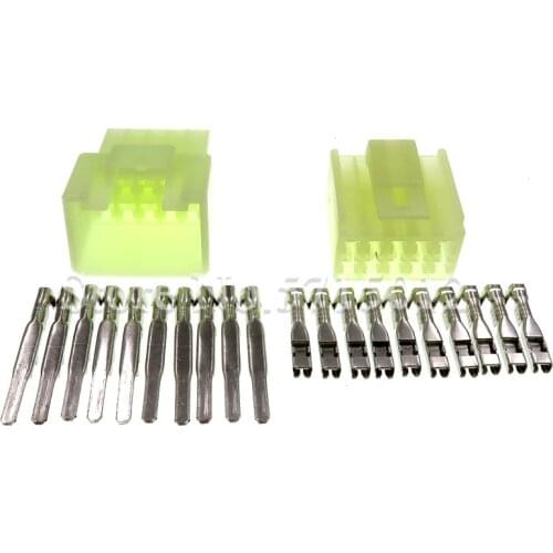 10 Hole 6090-1220 6090-1056 Female Male Automotive Wiring Harness Plug Cable Sockets