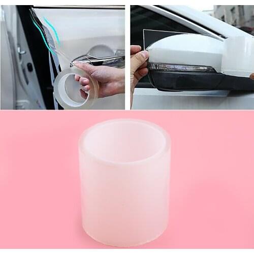 Universal 10cm Door Plate Sill Scuff Cover Invisible Protector Sticker Anti Scratch Bumper Body Strip Car Clear