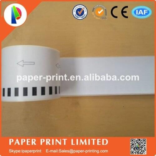 100 Refill Rolls Compatible DK-22205 Label 62mm*30.48M Continuous Compatible for Brother Label Printer White Paper DK22205