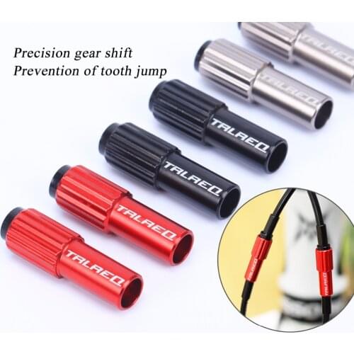 4pcs MTB Road Bike Bicycle Derailleur Micro Adjustment Screw Bolts 4mm 4.5mm Front and Rear Shift Cable Cap Connector Line Fine