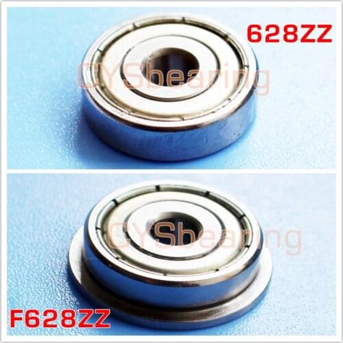 628ZZ 8x24x8 mm 628Z flange Ball Bearings 628 ZZ F628ZZ 628ZZ 8x24x8mm miniature deep groove ball
