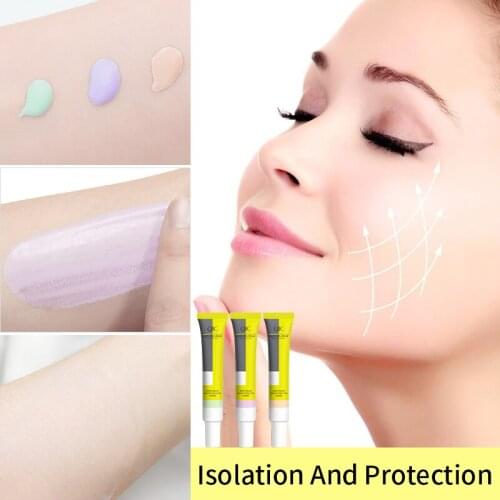 3 Colors Face Makeup Base Face Concealer Foundation Makeup Full Coverage Waterproof Contour Professional Cosmetic Primer