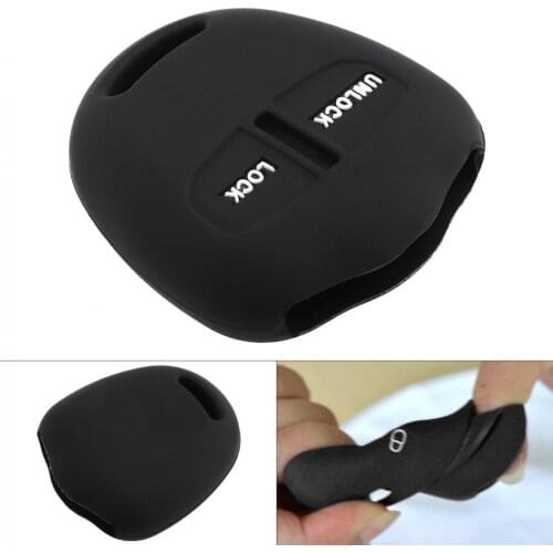 2 Buttons Straight Panel Car Key Case Protector Holder for MITSUBISHI Triton Pajero Outlander ASX Lancer MIT8 Lama 2008-2012