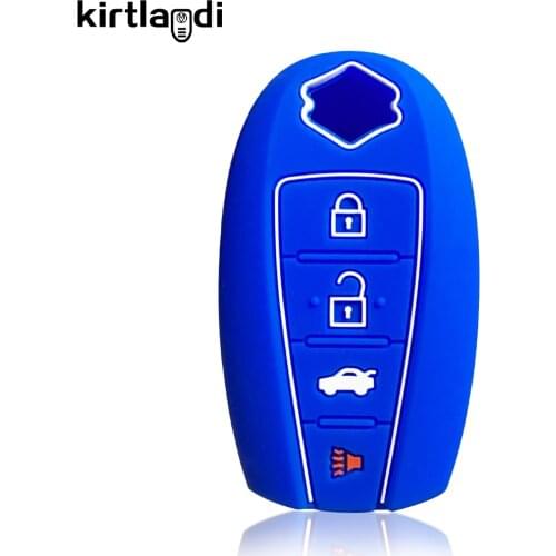 4 Button Remote Key Holder Keychain Cover for Suzuki Swift Sport SX4 Vitara Ignis Kizashi Ertiga Baleno Case Key Protection Fob