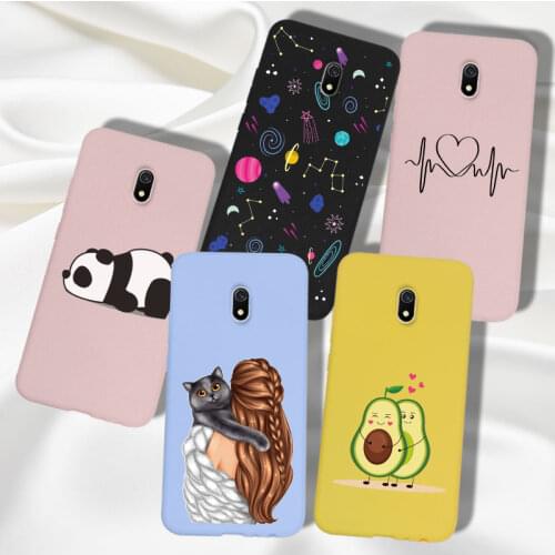 Cartoon Cute Case For Xiaomi Redmi Note 8 A 8A Case Cover on Redmi 8A Redmi8 Silicone Bumper Panda Cat Unicorn Avocado