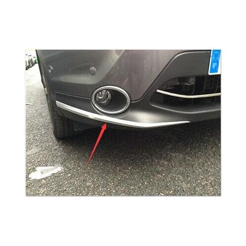 Chrome Front Bumper Corner Protection Trim 2pcs for Nissan Rogue Sport 2017-2019