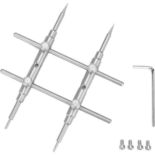 25-130MM Curved Tips Camera Lens Spanner Wrench Repair Opening Tool for DSLR Kit