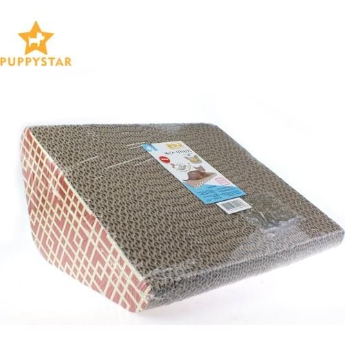 Scratcher For Cats Corrugated Paper Catnip Scratch Board Kittens Cat Scratcher Pet Products Scratching Mat Cat Supplies LY0012