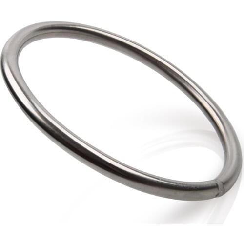 3pcs/lot 60mm-120mm Diameters high strength Stainless Steel Welded solid round Rings welding loop for fishing tackle
