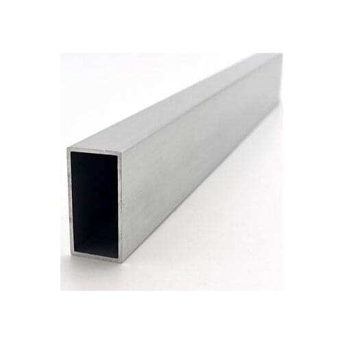 15mm*30mm*1mm square tube aluminum alloy hollow pipe rectangle straight duct vessel 100/200/300/400/500/550mm length