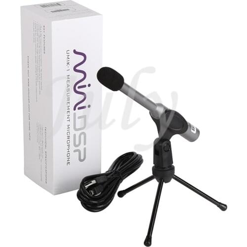 MiniDSP UMIK1 Sound Field Noise Environmental Acoustics Measurement USB Calibration Microphone Test Microphone