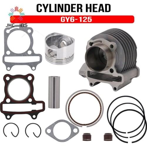 Motorcycle Universal Big Bore Kit Cylinder Piston Rings Gaskets For GY6 125cc 150cc 4 Stroke Scooter Moped ATV With Engine