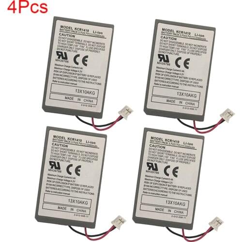 4Pcs 2000mAh Battery Pack + USB Charger Cable For Sony PS4 Wireless Gamepad Battery Dualshock4 controller Rechargeable Batteries
