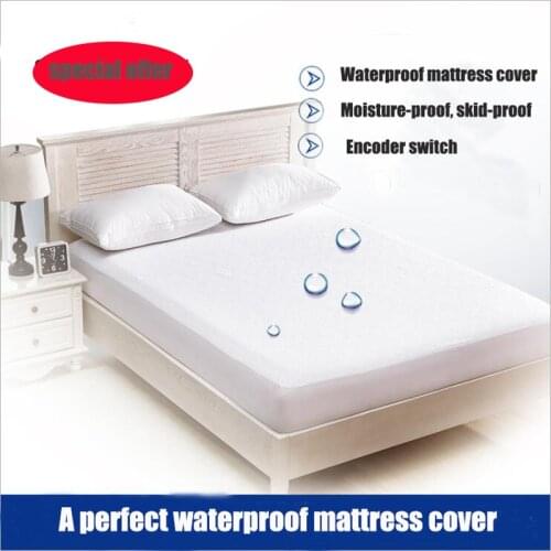 Cotton Terry Matress Cover 100% Waterproof Mattress Protector Bed Bug Proof Dust Mite Mattress Pad Cover For Mattress 180*200cm