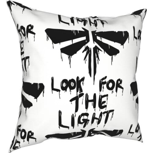 The Last Of Us Pillowcover Home Decor Ellie Joel Game Cushions Throw Pillow for Living Room Double-sided Printing Leisure