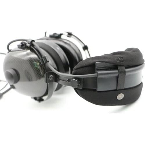 Pnr aviation pilot headset wired headset with adjustable headband
