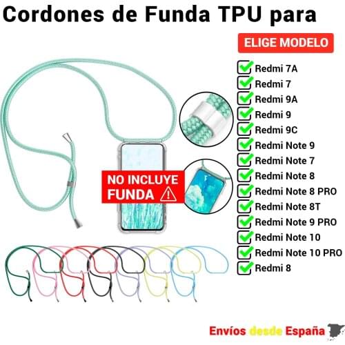 Pendant rope for Xiaomi Redmi 7 7A 8 8T 9 9A 9C 9T Note PRO mobile phone case. Universal strap easy to install