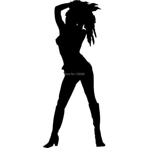 Sexy Girl Skin Hot Lady Hands in Hair car window sticker vinyl decal funny JDM For Laptop Boat Motorbike Bumper Wall Graphic New