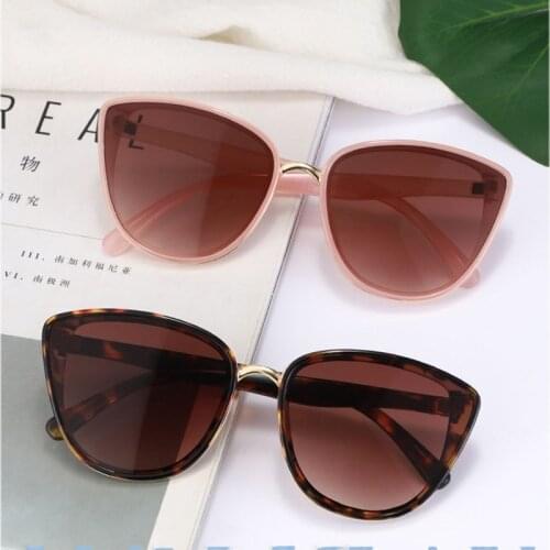 Higodoy 2021 New Fashion Trend Sunglasses Classic Retro Cat Eye Outdoor Glasses Brand Design Unisex Oversize Mirror Uv400