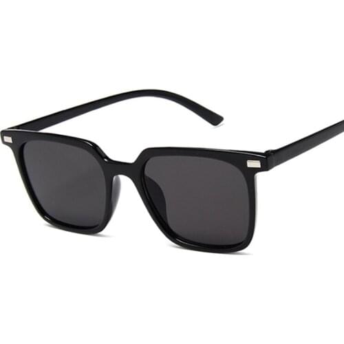 Vintage Square Sunglasses Women Brand Designer Sun Glasses Female Transparent Color Fashion Rivet Pink Cat Eye Oculos De Sol