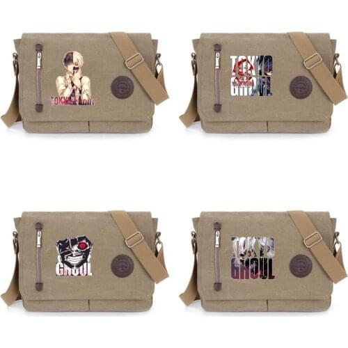 Tokyo Ghoul shoulder bag student bookbag Messenger Bags for Teens Boys Crossbodybag Women Travel Shoulder Bags