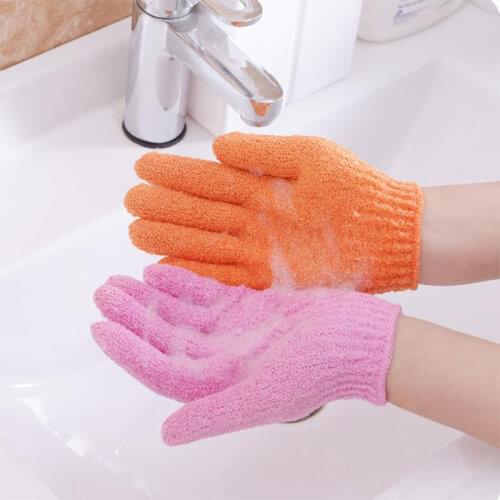 Bath For Peeling Exfoliating Mitt Glove For Shower Scrub Gloves Resistance Body Massage Sponge Wash Skin Moisturizing SPA Foam
