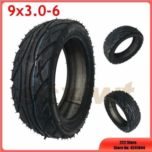 High quality 9X3.00-6 tubeless tyres 9 inch 9*3.00-6 vacuum road tires for Electric scooter 6 inch motor wheel hub use tyres