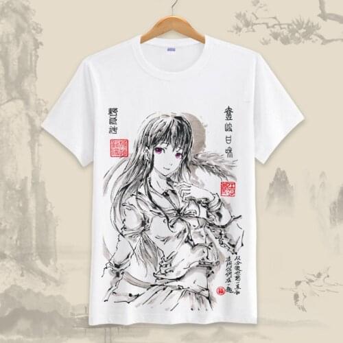 Japanese Anime Noragami Cosplay T Shirt Cartoon YATO Iki Hiyori 3D Printed Summer T-Shirt Fashion Graphic Top Tee Costume tshirt