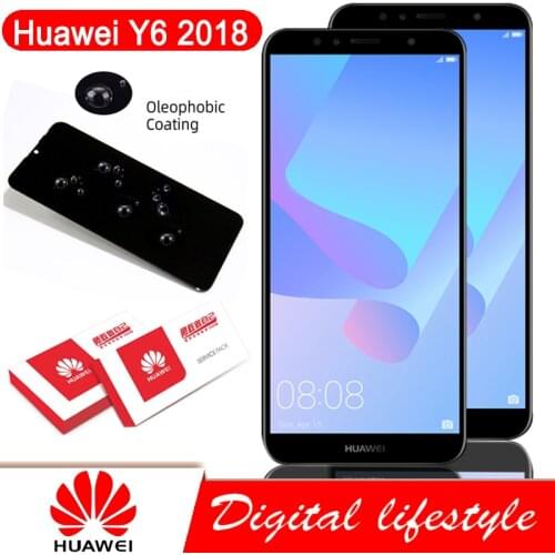 Original 5.7'' Display for Huawei Y6 2018 ATU L11 L21 L22 LX1 LX3 L31 L42 LCD Touch Screen Digitizer Assembly Y6 Prime 2018