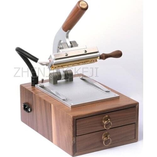 400W Box Type Hot Stamping Machine Hand Work Leather Goods LOGO Wallet Branding Machine Copper Multifunction Bronzing Machine