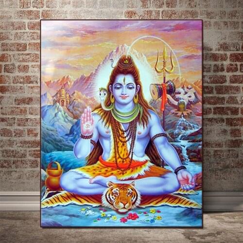 5D DIY Diamond Painting Shiva Lord DIY Embroidery Decorations For Home Rhinestones Pictures