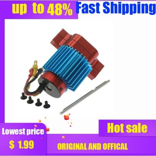 380 Brushless Motor With Alloy Gearbox Housing w/Steel Gears For Wpl Henglong B14 B16 B24 B36 Ural Q60 Q61 Q62 Q63 Q64