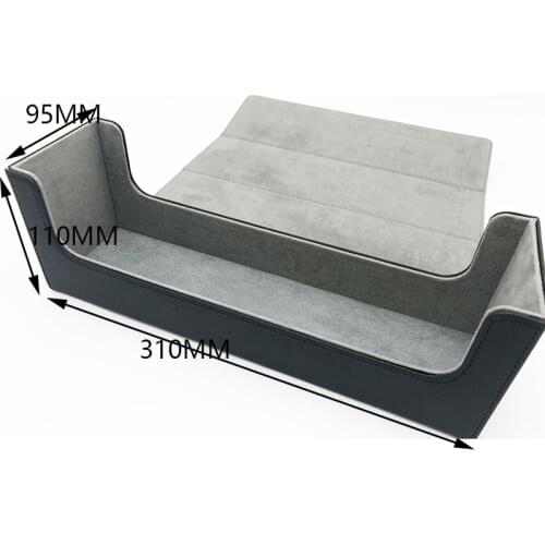 Large capacity side opening 400+ Card Box Capacity Black Card Case Container Collection For Board Game Sleeve Holder Box