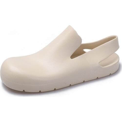 New Arrival Womnes Shoes for 2021 Summer Soft Soled Retro Solid Ladies Shoes and Sandals Waterproof Flat Females Sandals