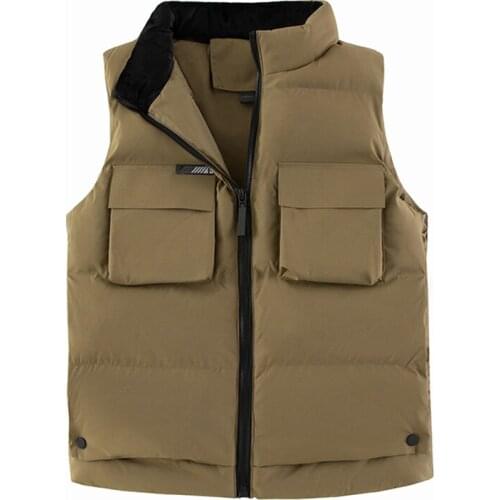 Brand Mens Vest Jacket 2021 Autumn Warm Sleeveless Jackets Male Winter Casual Waistcoat Vest Plus Size 8XL Veste Homme Clothing