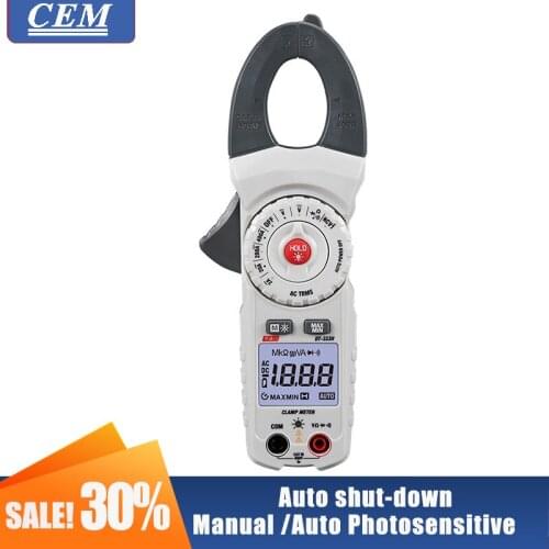 Digital Clamp Meter AC Ammeter CEM DT-333H High-Precision True Effective Value Ammeter Fully Automatic Digital Display