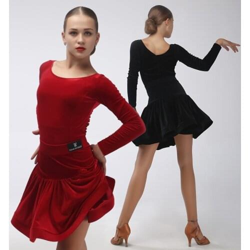 Red kids latin dress girl latin dance dress for kids salsa dress modern dance costumes for kids dance wear samba dress