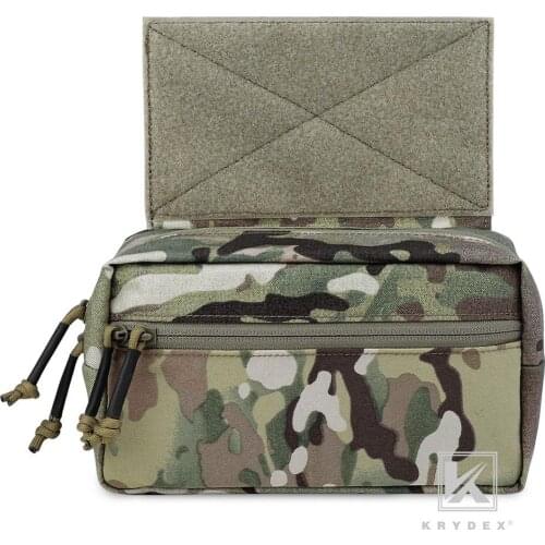KRYDEX Tactical Chassis SACK Pouch For MK3 Chest Rig Plate Carrier Multicam Nylon Fanny Pack Sub Abdominal Carrying Accessories
